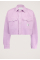 Extreme Oversize Crop Denim Blouse