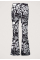 Letter Peached Extra Flare Broek