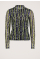Neyo Tie Dye Stripes Mesh Top