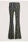 Tie Dye Stripes Mesh Flare Broek