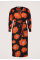 Lola Painted Wrap Flower Jurk
