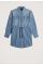 Relaxed Drawcord Jurk