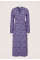 Cheslimd Print Wrap Jurk