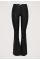Blush Mid Flared Coated Broek