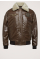Hudson Buff Leather Bomber Jas