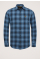 Yarn Dyed Twill Check Overhemd