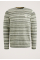 R-neck Gradient Stripe Trui