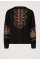 Embroidered Crepe Blouse