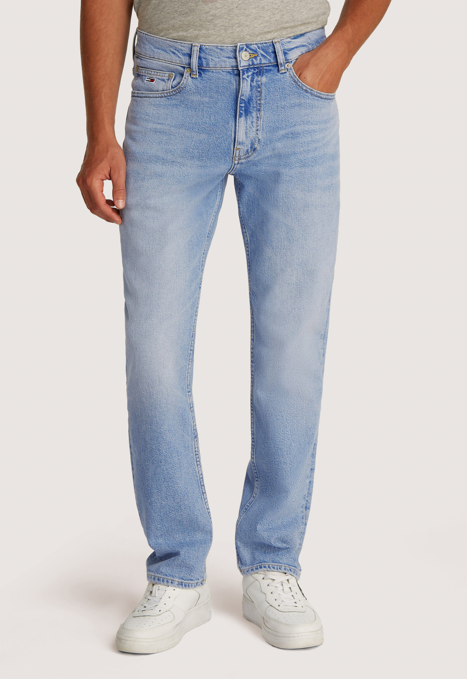 Tommy Jeans Ryan Straight Jeans Denim Medium Used | Open32.nl