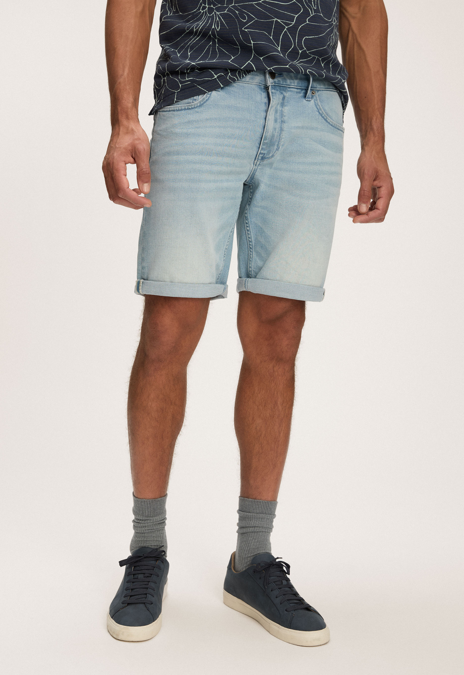 Silvercreek Lewis Short Denim Bleach | Open32.nl