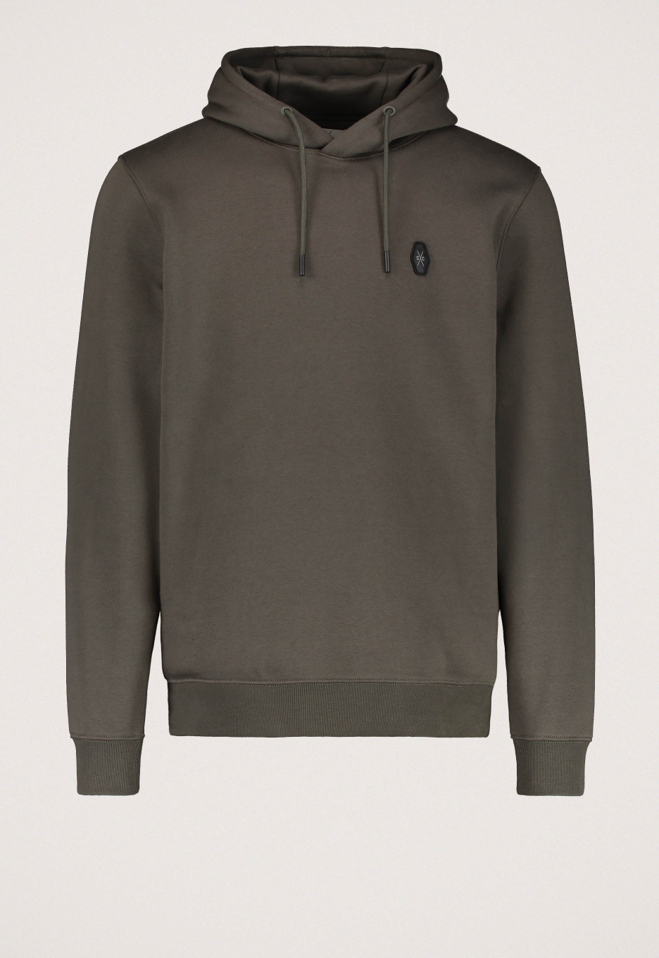Silvercreek Logo Sweater Hoodie Green Grey | Open32.nl
