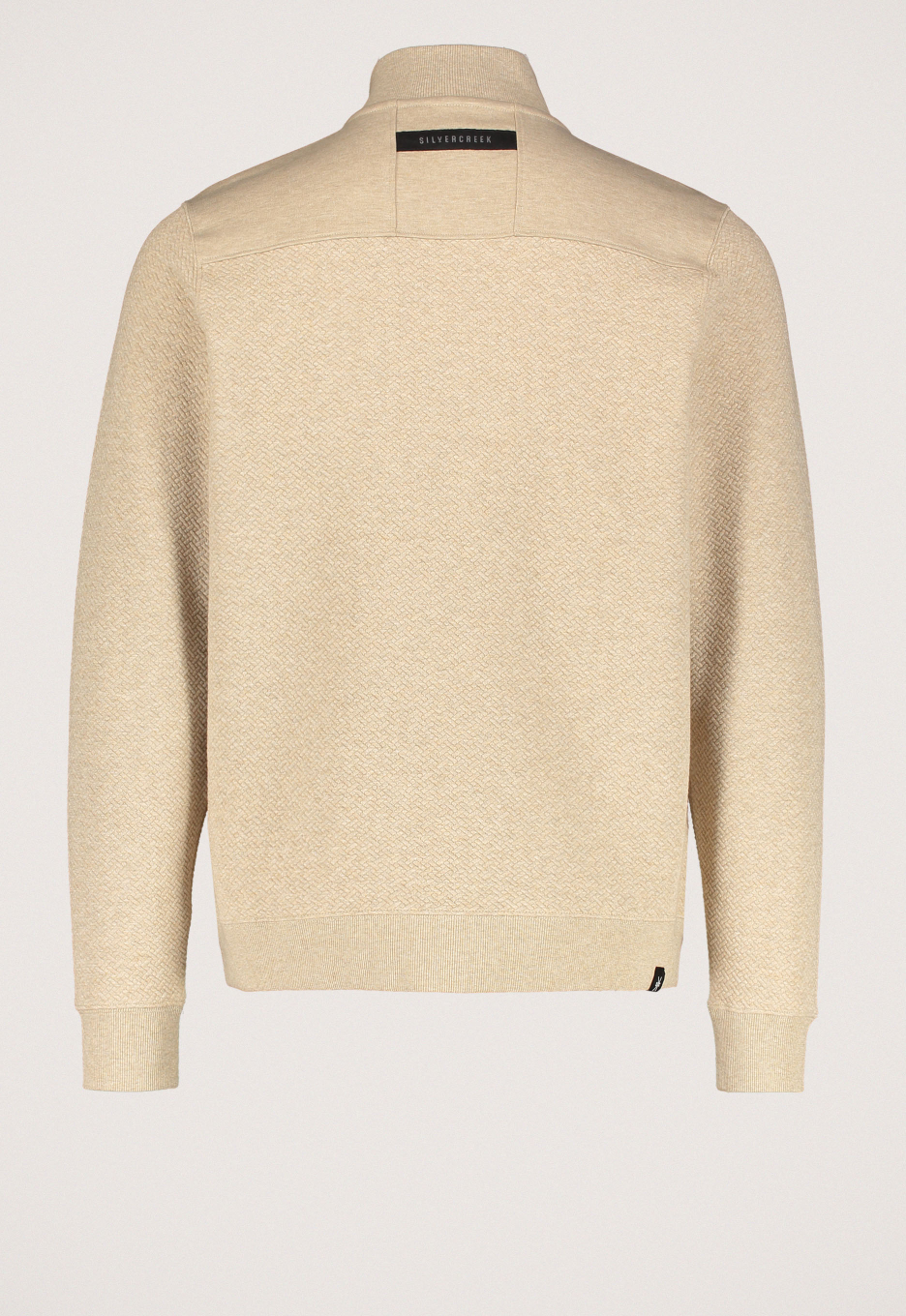 Silvercreek Kubrick Zip Sweater Beige Sand | Open32.nl