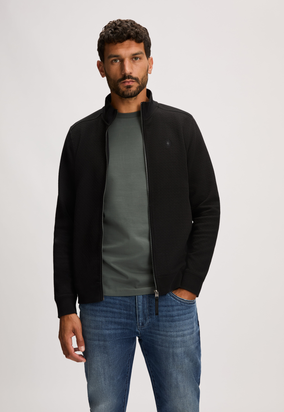 Silvercreek Kubrick Zip Sweater Black | Open32.nl