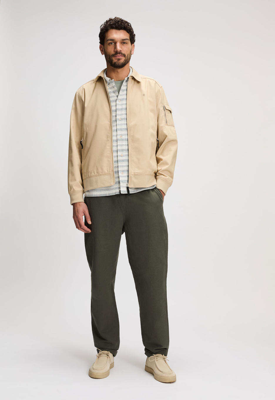 Silvercreek Zain Jas Beige Sand | Open32.nl