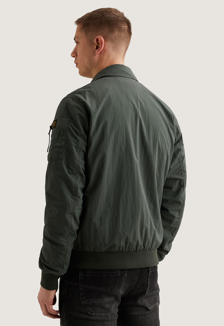 PME Legend Glazer flight jacket Grey Dark | Open32.nl