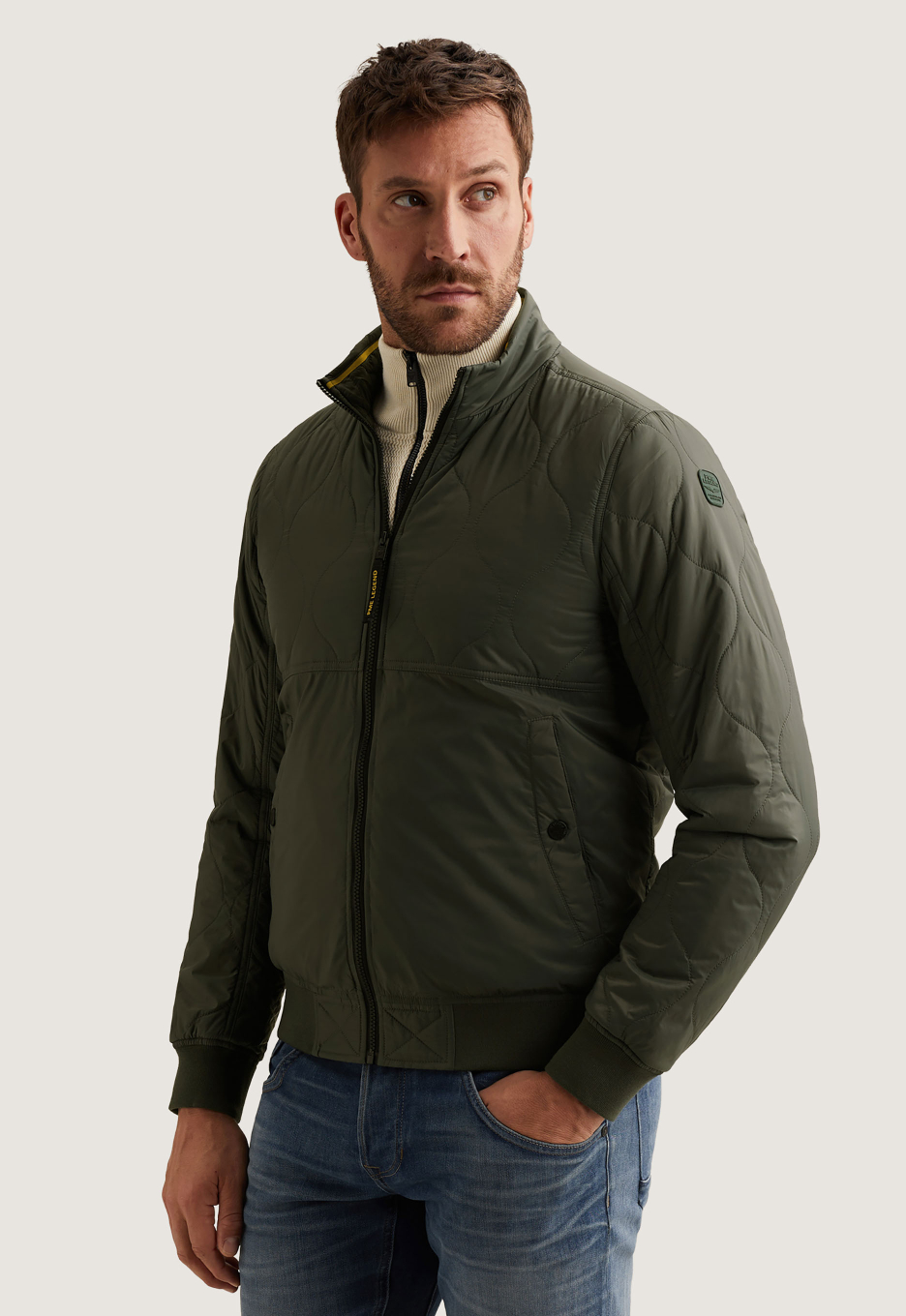 PME Legend Raider Flight Jacket Grey Dark | Open32.nl