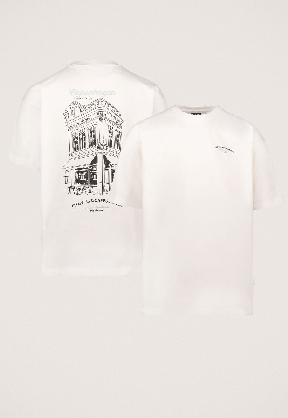 Madness Mocca T-shirt White Offwhite | Open32.nl