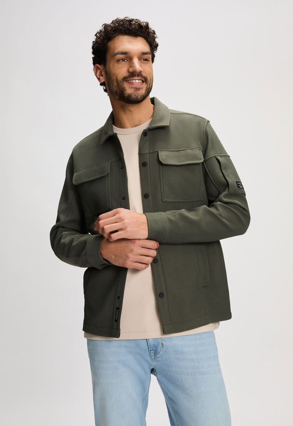 Silvercreek Daky Overshirt Green Grey | Open32.nl