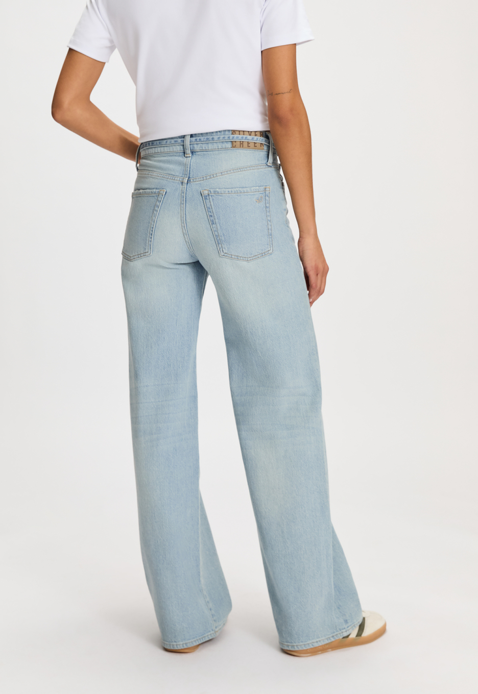 Silvercreek Ruby Wide Leg Jeans Denim Used | Open32.nl