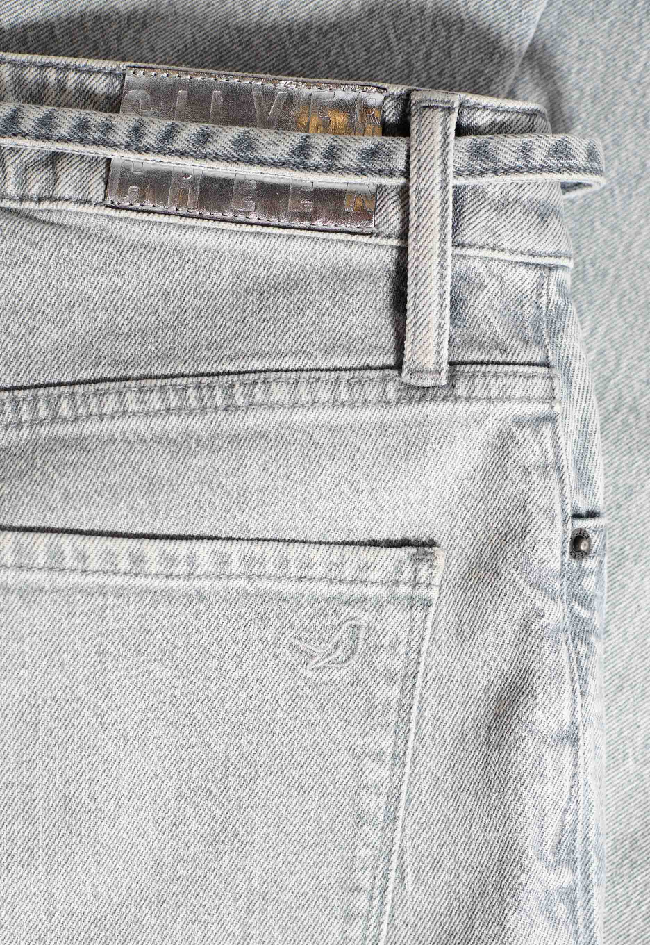 Silvercreek Ruby Wide Leg Jeans Soft Grey | Open32.nl