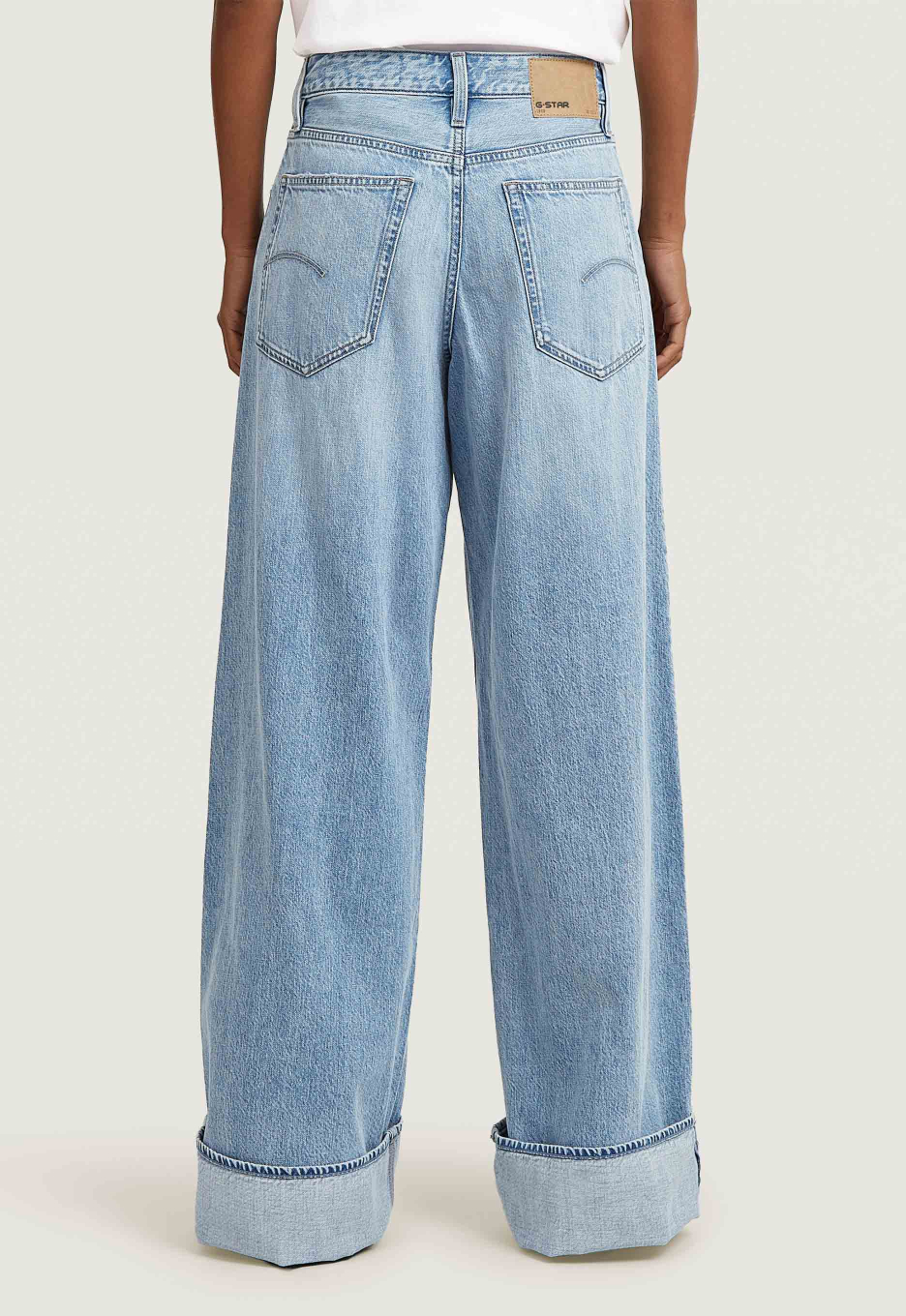 G-Star Roxx Wide Jeans Blue Light | Open32.nl