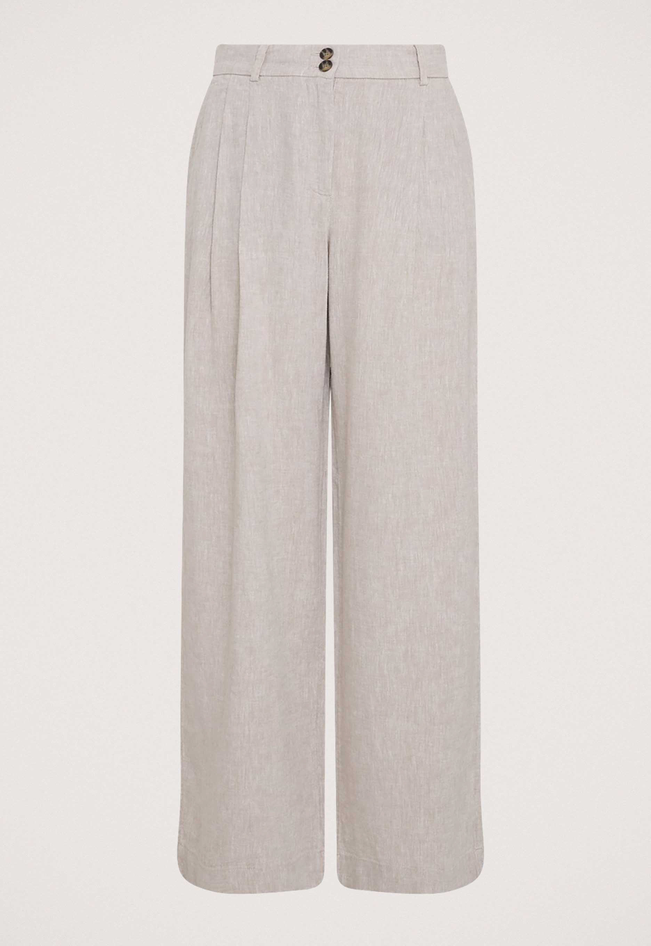 MSCH Copenhagen 19651 Viana Ginia Pleat Pants Beige Sand | Open32.nl