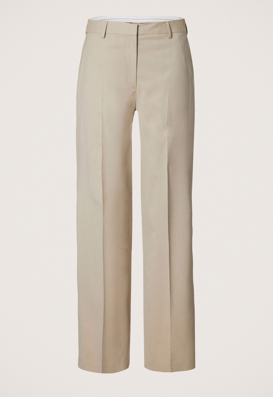Selected Wide Lisa Pantalon Beige Sand | Open32.nl