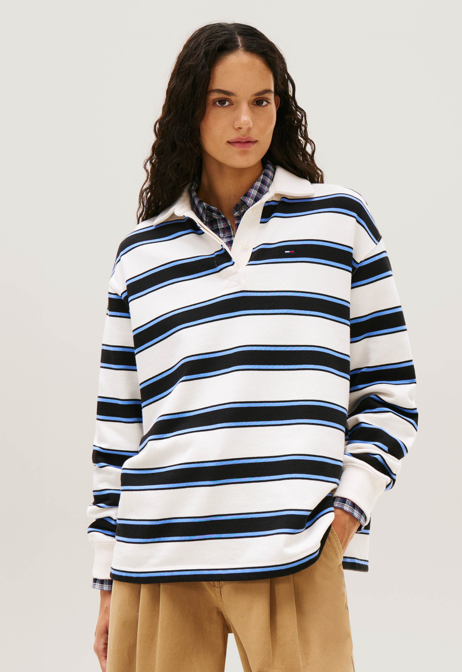 ピ* \"OPPOSITE STRIPE PULLOVER SHIRT OPPOSITE STRIPE PULLOVER SHIRT｜MASU