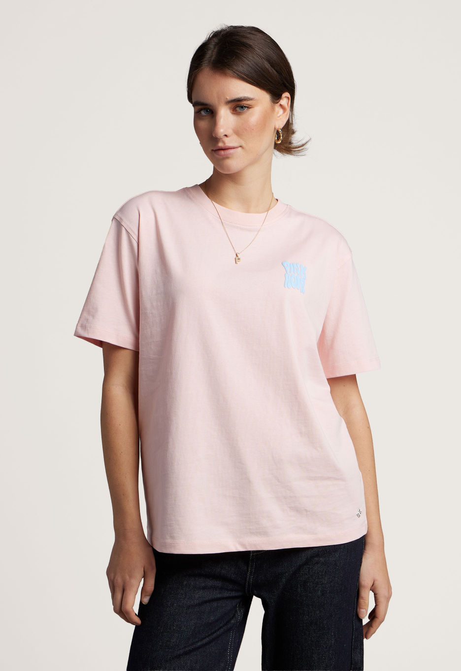 Pink Noir Sweet Cherry T-shirt Pink Light | Open32.nl