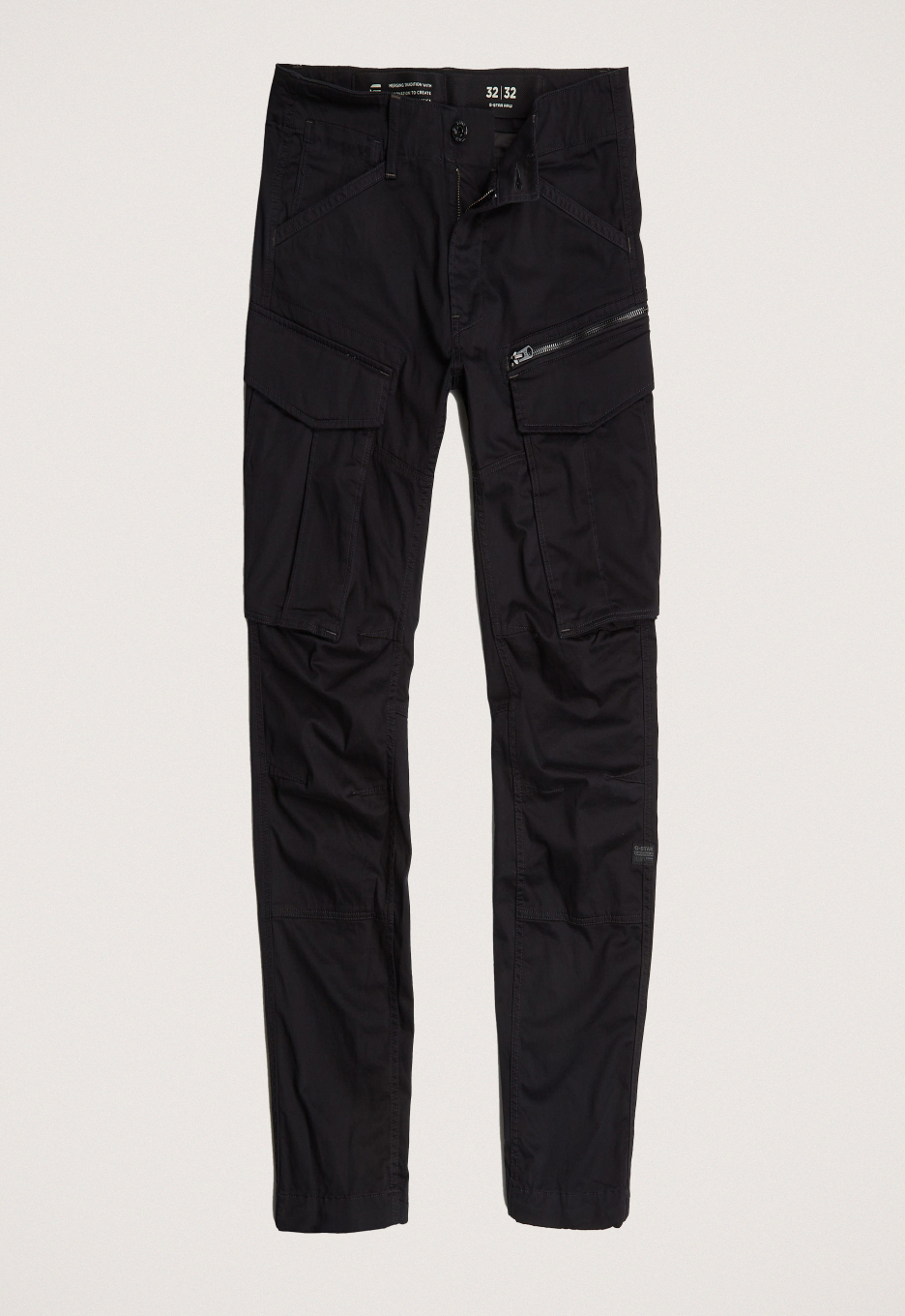 G-Star RAW Rovic Zip 3D Regular Tapered Jeans Black | Open32.nl