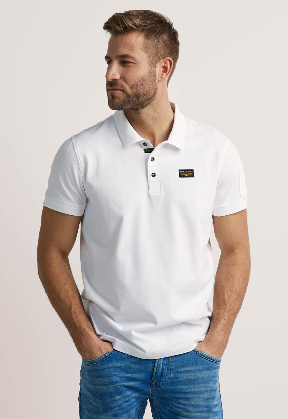PME Legend Trackway Polo White | Open32.nl