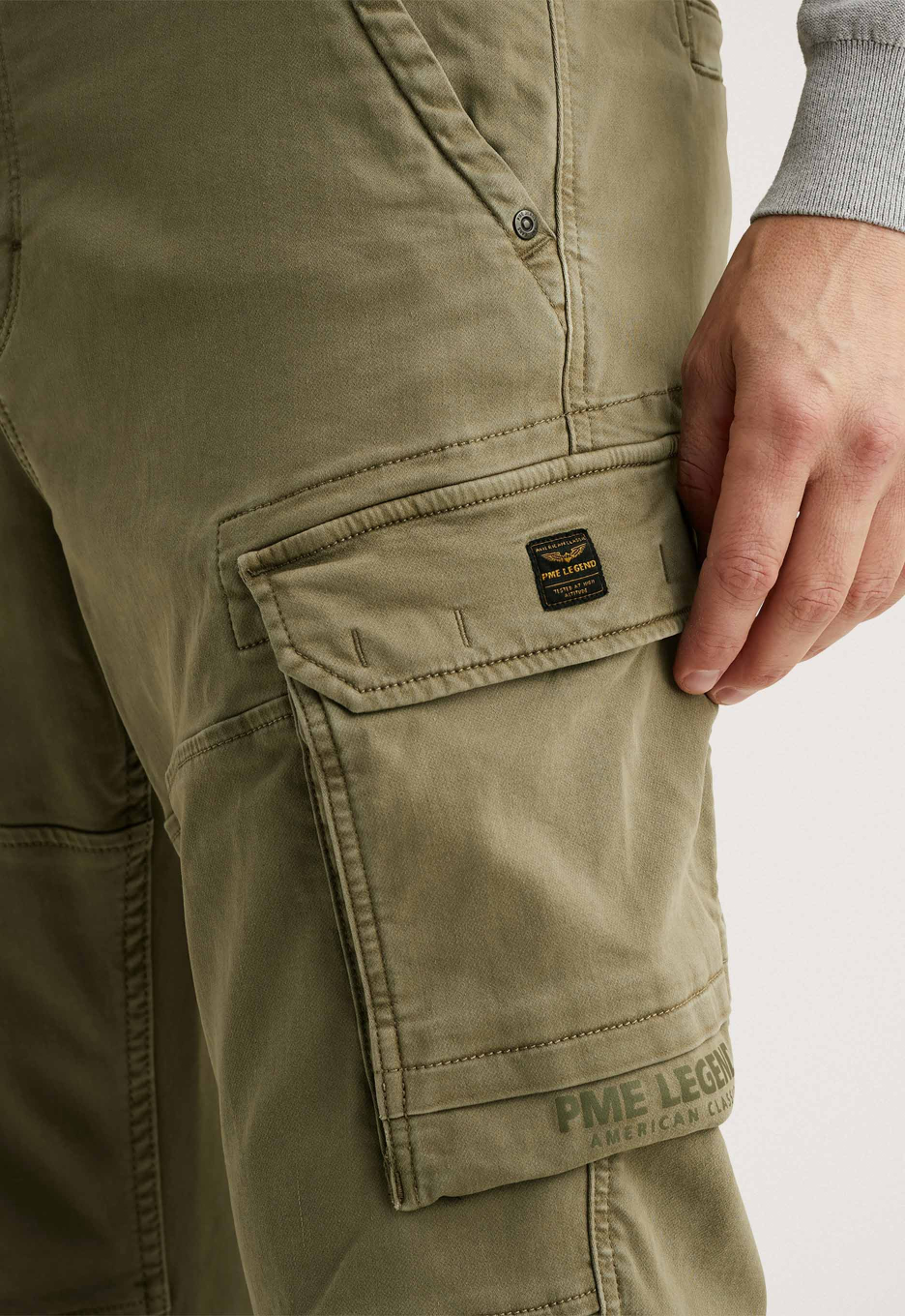 PME Legend Expedizor Relaxed Fit Cargobroek Green | Open32.nl