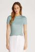 Woven Label Rib T-shirt