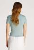 Woven Label Rib T-shirt