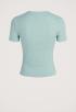 Woven Label Rib T-shirt