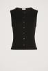 Woven Label Rib Vest