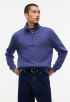 Regular Fleece 1/4 Zip Mock Sweater