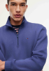 Regular Fleece 1/4 Zip Mock Sweater