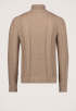 Cable Knit Zip Trui