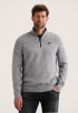 Half Zip Collar Cotton Mouline