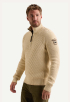 Half Zip Collar Cotton Trui