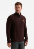 Jacquard Half Zip Trui