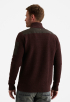 Jacquard Half Zip Trui