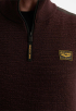 Jacquard Half Zip Trui