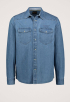 Denim Shirt Met Badges