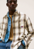 Relaxed Check Brushed Overshirt