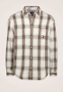 Relaxed Check Brushed Overshirt