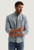 Denim Bleach Overhemd
