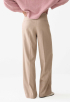 Twill Wide Leg Broek