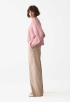 Twill Wide Leg Broek